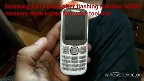 Samsung b313 dead boot repair without box +tested firmware link