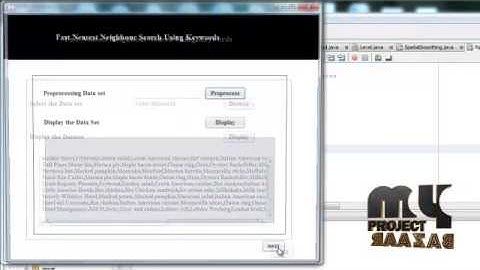 Final Year Projects 2015 | Fast Nearest Neighbor Search Using Keywords