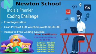India's Premier Coding Challenge 2022 | Newton school coding contest | Free Cash Prize | coding test