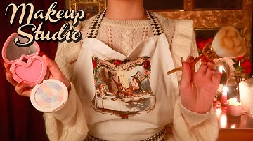 ASMR RP | Getting You Ready for a Date at the Makeup Studio ❤️ {layered sounds + music}