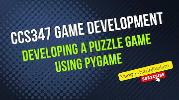CCS347 GD(Game Development) Lab : Developing a Puzzle Game using Pygame #shorts #viral #python