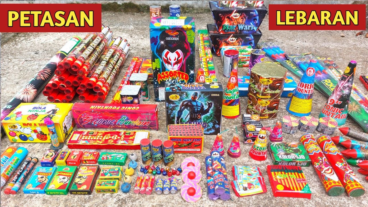NYALAKAN BANYAK MERCON DAN PETASAN SPESIAL HARI LEBARAN 2024 - Seru ...