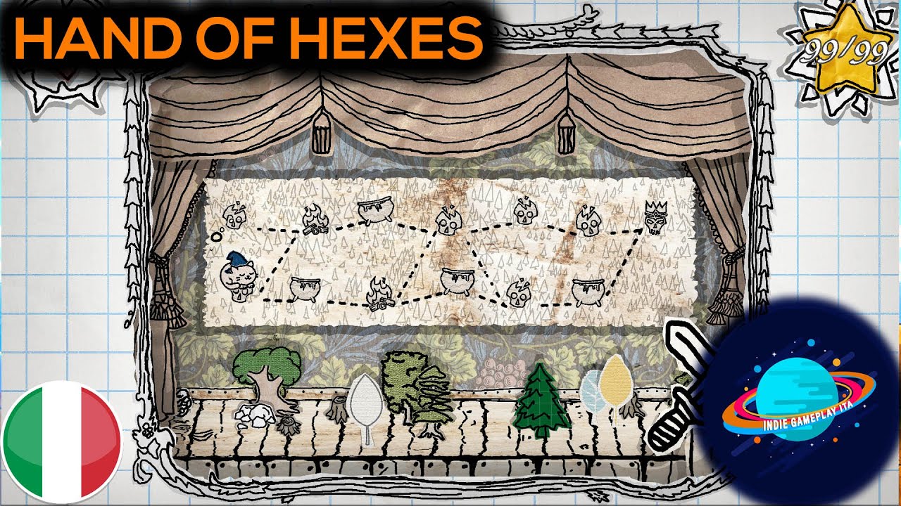 SENZA PAROLE!!! IN TUTTI I SENSI! || Hand of Hexes || GAMEPLAY ITA
