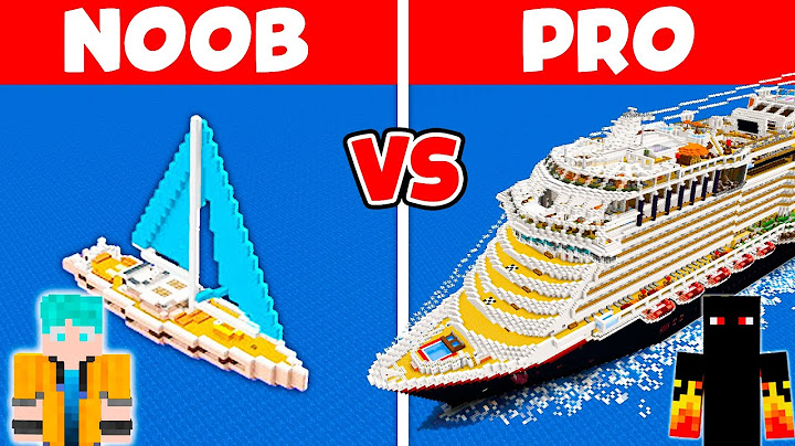 Cruzeiro de NOOB vs PRO no Minecraft