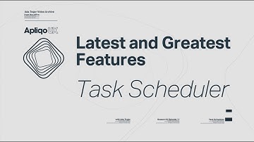 Apliqo UX for IBM Planning Analytics / TM1 - Task Scheduler