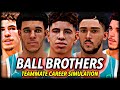What If the BALL BROTHERS were on the SAME TEAM? | NBA Career Simulation | NBA 2K21 Next Gen