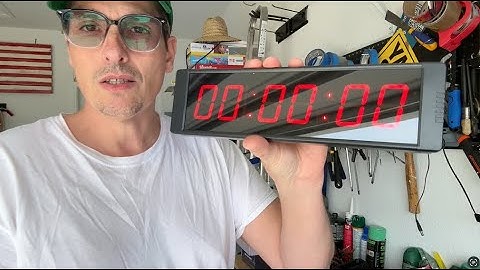 OUSMILE LARGE DIGITAL STOPWATCH TIMER REVIEW | Remote Control, Countdown, Gym & Interval Training
