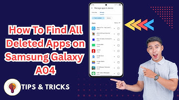 How To Find All Deleted Apps on Samsung Galaxy A04 in 2025 – Complete Step-by-Step Guide!