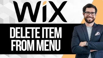 How To Delete An Item From Wix Menu