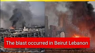 #Beirut #Lebanon  The blast occurred in Beirut Lebanon / Mlipuko mkubwa umetokea Nchini Lebanon