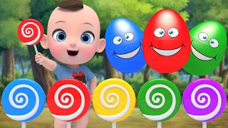 Surprise Egg Supermarket Song | Five Little Monkeys Jumping On The Bed | Nursery Rhymes Kindergarten