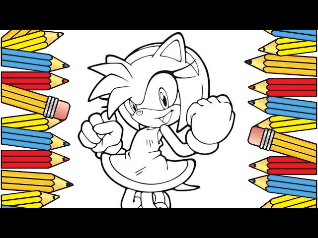 COLORINDO DESENHO DO SUPER SONIC  PINTAR DESENHOS  วาดภาพระบายสีภาพวาดเพื่อระบายสี 