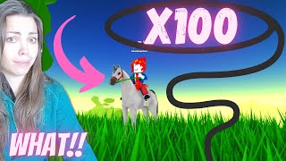 WE CAUGHT 100 WILD HORSES?!?! Wild Horse Island's \/ ROBLOX HORSE GAME