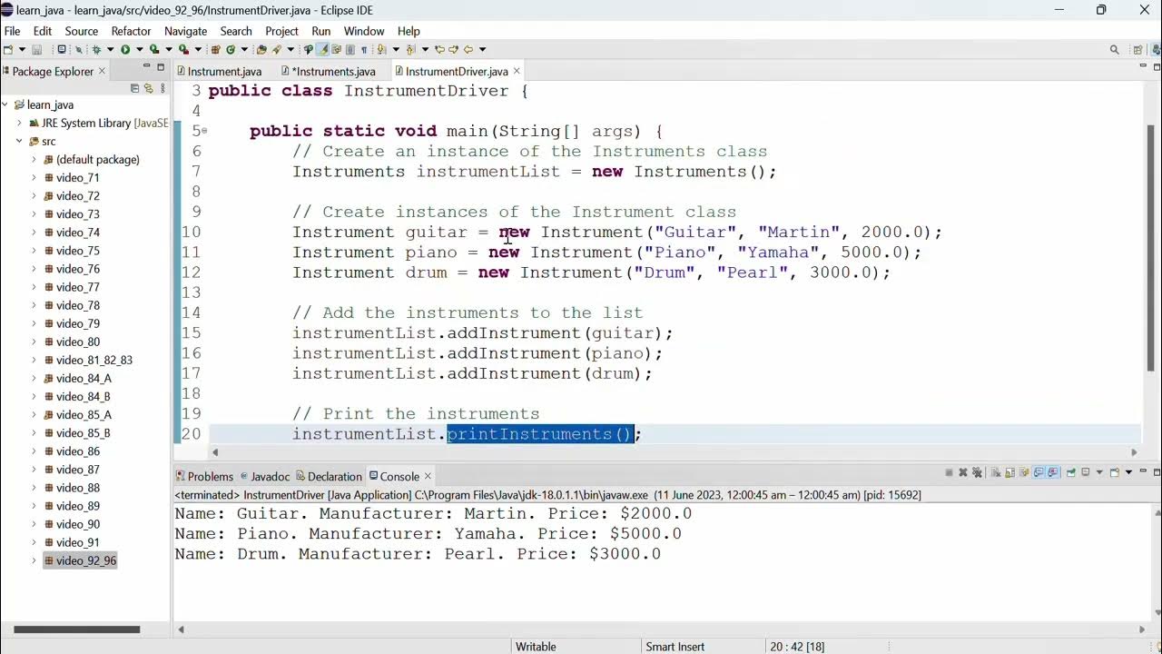 Java 94: Print the content of an ArrayList using a lambda expression ...