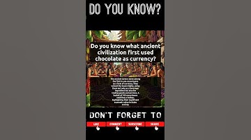 Did You Know? The Aztecs Used Chocolate as Currency!
