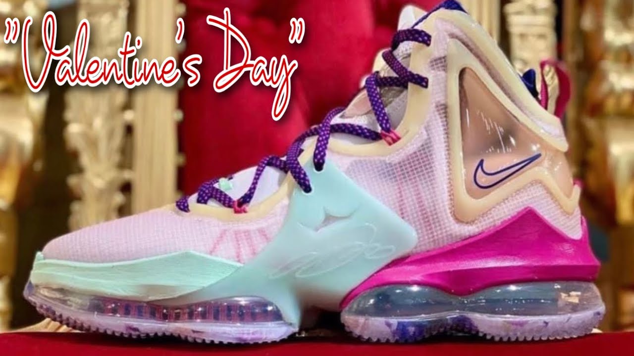 ブランド nike lebron 19 valentines day 285 レブロン19 アップで