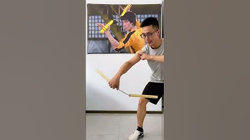 Tutorial skills nunchaku 224#佛山欧霸双节棍 #kungfu#nunchaku