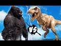 KING KONG VS T-Rex - EPIC BATTLE