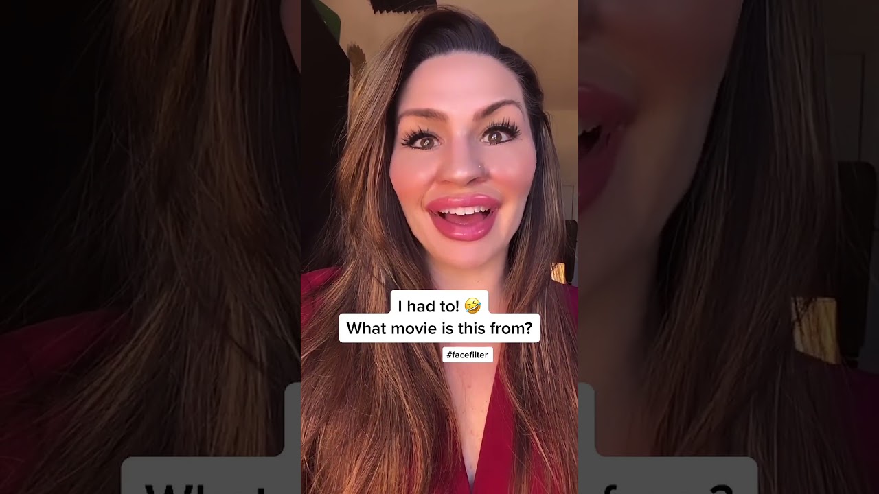 Hilarious face filter: guess the movie