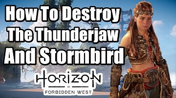 Horizon Forbidden West Burden Of Command - How To Defeat The Thunderjaw And Stormbird