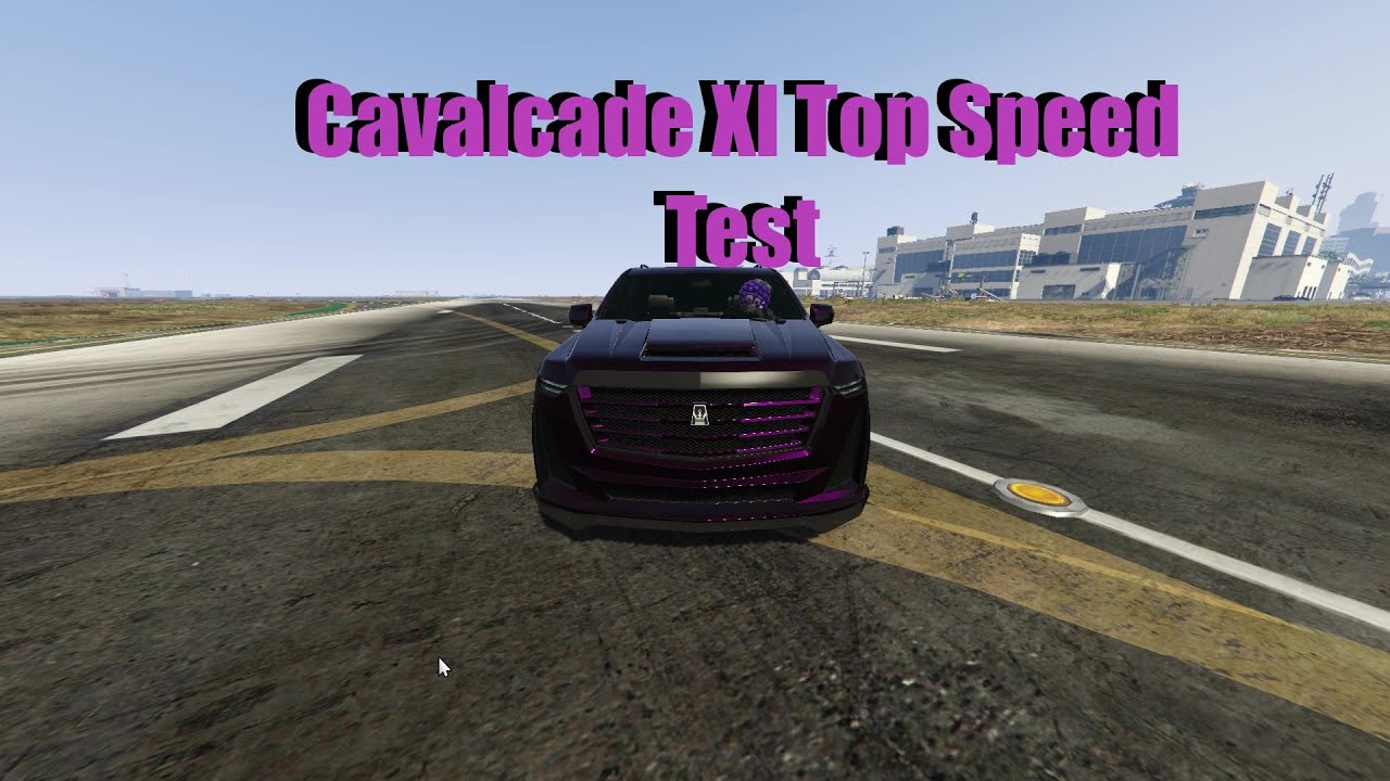 Cavalcade Xl Top Speed Test (Cadillac Escalade 2021) YouTube