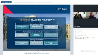 Discover the HEC Paris MiM program with a HEC Paris representative screenshot 2