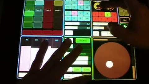 performing ableton live on the jazzmutant lemur + walkthrough