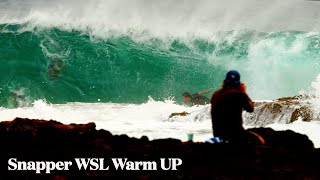 WSL Warm Up Session - Pros , Locals & Local Pros - Snapper Rocks Friday 3 May 2024