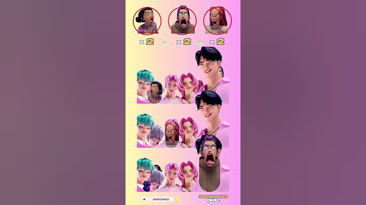 Kpop Demon Hunters FIND THE ODD ONE OUT: #kpop #kpopdemonhunters #유백합 #김프로 #sajaboys #sajaboysquiz