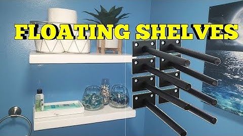 Zwevende planken met beugels van Amazon