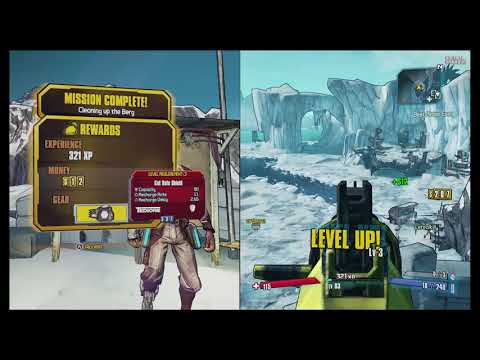 Borderlands 2 Nintendo Switch Split-Screen Co-Op Gameplay