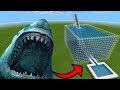 MCPE: How To Make a MEGALODON WATER SLIDE