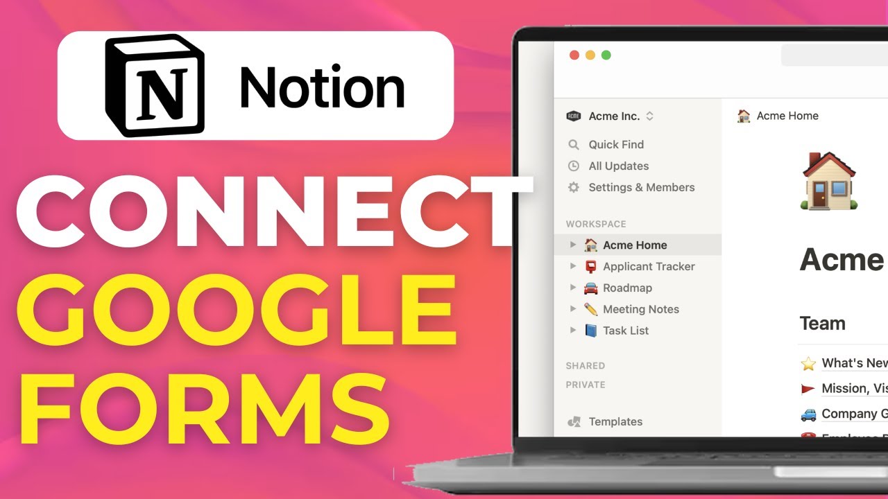 Google Forms to Notion automation tutorial