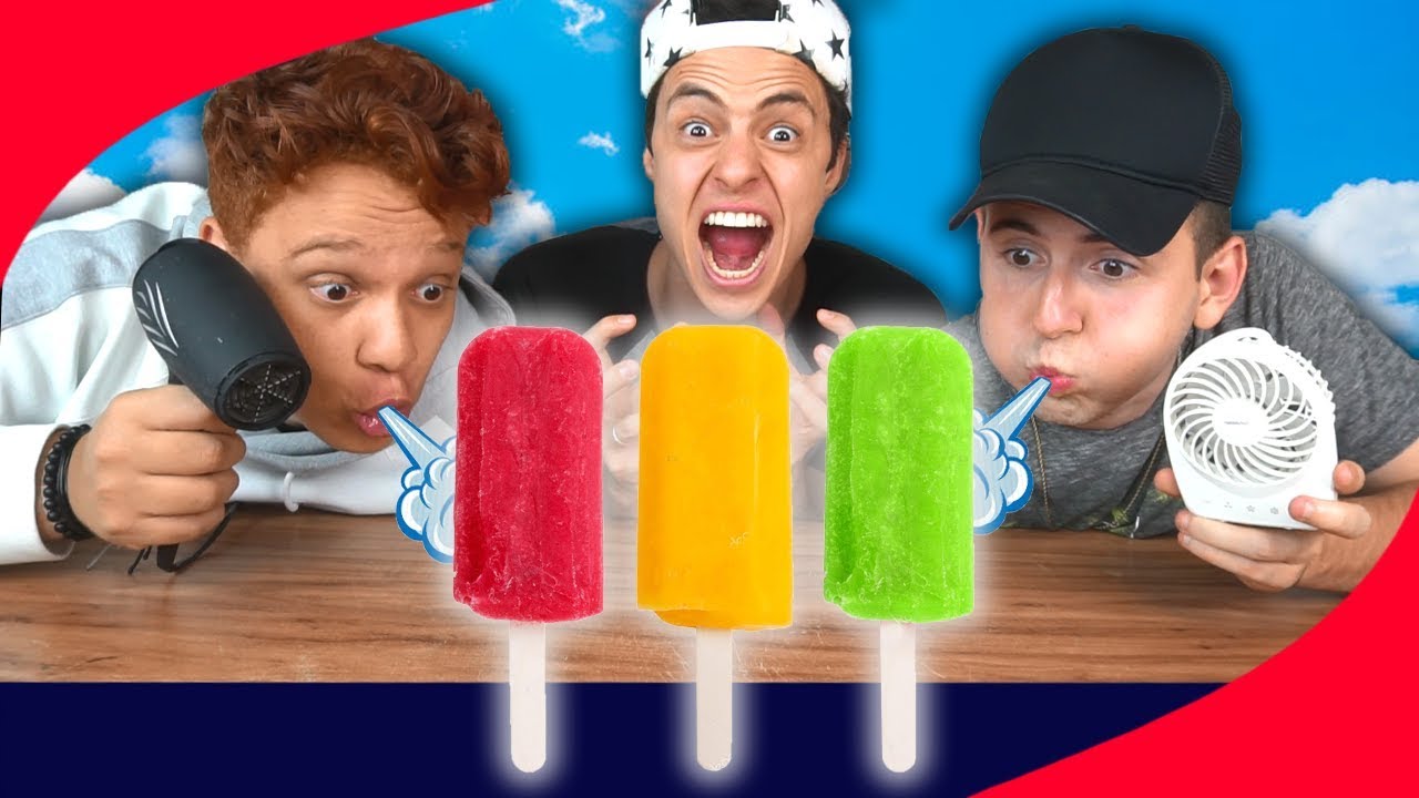 O ÚLTIMO PICOLÉ A DERRETER GANHA 1000 REAIS! - Desafio vlogs in spanish