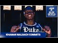 Khaman maluach commits to duke basketball  duke blue devils podcast