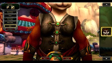 World of Warcraft MoP: Updated start screen music and Character creation screen!