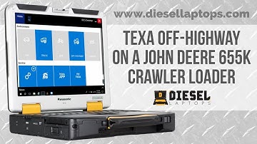 TEXA Off-Highway on a John Deere 655K Crawler Loader
