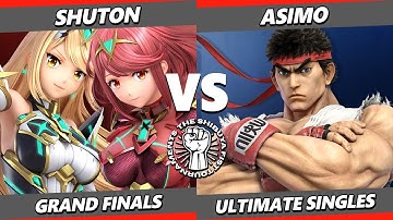 Shibuya Fist GRAND FINALS - Shuton (Pyra Mythra) Vs. Asimo (Ryu) Smash Ultimate - SSBU
