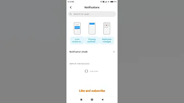 Notification Setting In Redmi 6A 