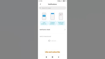Notification Setting In Redmi 6A