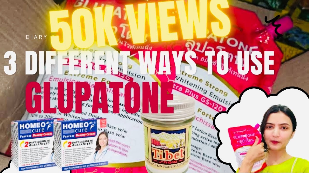 3 different ways to use glupatone| viral product| hira faisal ka favourite| whitening emulsion