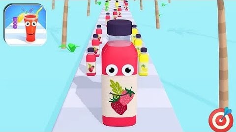 Juice Run Game Gameplay All Levels Android IOS Walkthrough Mobile Stick Run New Update CUV84J #sadia