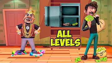 Scary Robber Home Clash - Gameplay Walkthrough - All Levels Completed