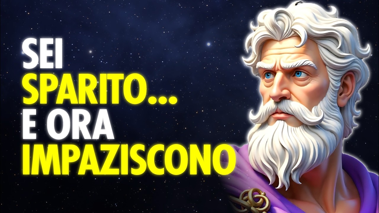NON CERCARLI MAI PIÙ. SARANNO LORO A SUPPLICARTI | Stoicismo