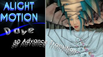 3D transition AE Inspired ✨ - Alight Motion Tutorial