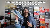 LEVI'S x NEW BALANCE 990 V3 REVIEW & ON FEET...AMAZING QUALITY, ARE THESE  UNDERRATED? - YouTube