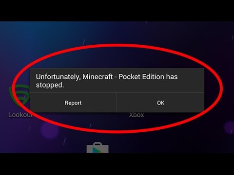Fix Unfortunately Minecraft-Pocket Edition has stopped 