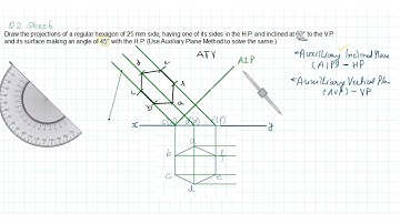 Auxiliary Plane Method Q2 Sheet 6