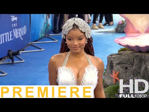 The Little Mermaid premiere arrivals, photocall, fans greeting: Halle Bailey, J Bardem, M McCarthy