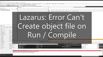 Lazarus Free Pascal - Error Can